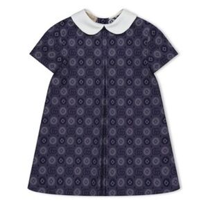 GUCCI DOUBLE G GEOMETRIC DRESS GIRLS